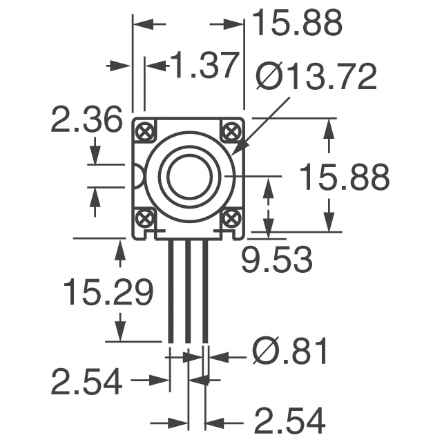 91A1A-B24-B15L Bourns Inc.  Rotary Potentiometers Rheostats